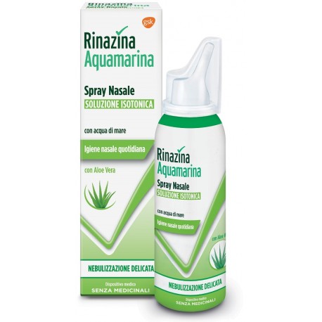 Rinazina Aquamarina Isotonica Aloe Spray Delicata 100ml