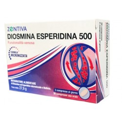 Zentiva Diosmina Esperidina 500 Integratore Microcircolo 30 Compresse