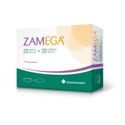 Neuraxpharm Zamega Integratore per il tono dell'umore 20 capsule soft gel e 20 compresse rivestite