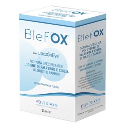 FB Vision BlefOX Schiuma igiene palpebre e ciglia 50 ml con erogatore + 60 Dischetti