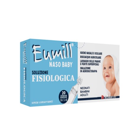 Eumill Naso Baby Soluzione Fisiologica 20 Monodose 5ml