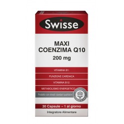 Swisse Maxi Coenzima Q10 Integratore di Vitamine 30 Capsule
