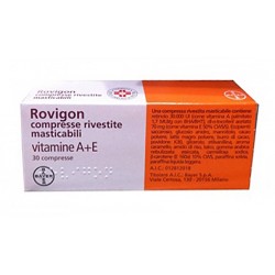 Teofarma Rovigon 30 Compresse Masticabili per Carenza di Vitamine 