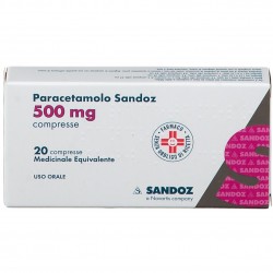 PARACETAMOLO (SANDOZ)*20 cpr 500 mg