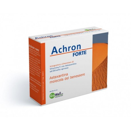 GoWell Achron Forte Integratore antiossidante 20 Capsule Molli