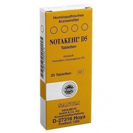 Sanum Notakehl D5 Antibatterico omeopatico 20 compresse