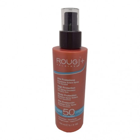 Rougj Solaire SPF50 spray solare per pelle sensibile