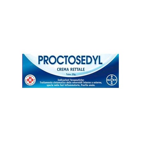 Bayer Proctosedyl Crema Rettale per Emorroidi 20 g