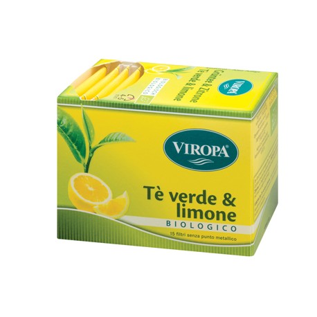 Viropa - Viropa Limone Bio Te' Verde 15 Filtri