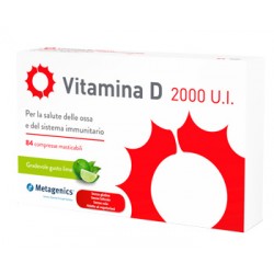 Vitamina D 2000 UI Integratore Ossa e Difese Immunitarie 84 compresse