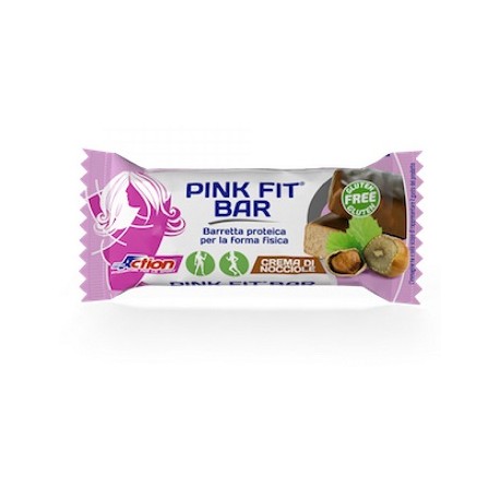 Proaction Pink Fit barretta proteica gusto crema di nocciole 30gr.