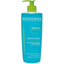 Bioderma Sébium Moussant Gel detergente purificante 2 x 500 ml