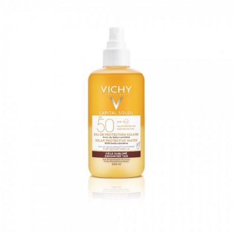 Vichy Acqua Solare Spray Corpo per Abbronzatura Intensa con beta-carotene e Spf50