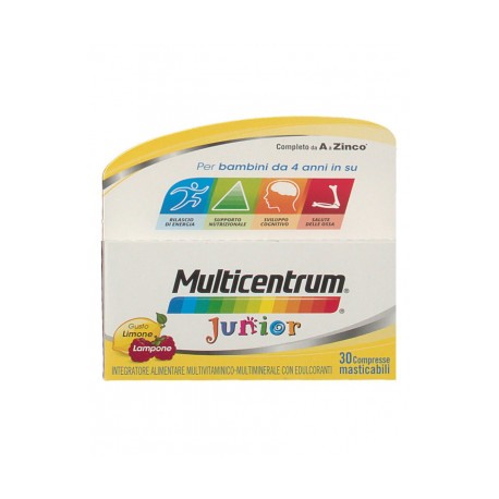 Multicentrum Junior Integratore Multivitaminico 30 Compresse Masticabili