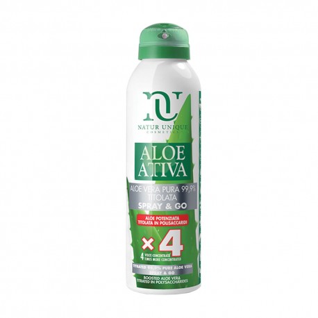 Spray&Go Aloe Attiva Potenziata titolata 4x 150ml