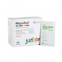 Migrasoll Junior Integratore per funzioni cognitive per bambini 30 bustine x 5,5 g