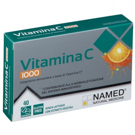 Named Vitamina C 1000 Integratore per il sistema immunitario 40 compresse