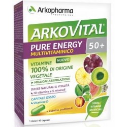 Arkopharma Arkovital Pure Energy 50+ multivitaminico 60capsule