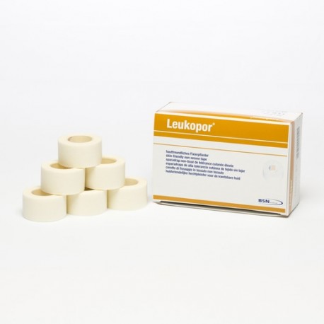 BSN Medical Leukopor Cerotto di fissaggio per pelli sensibili 9.2 m x 2.5 cm