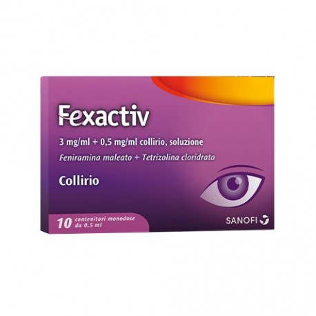 Fexactiv Collirio 10 flaconcini mondose da 0,5 ml