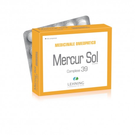 Lehning Mercurius Sol 39 Comp. Medicinale omeopatico 80 compresse