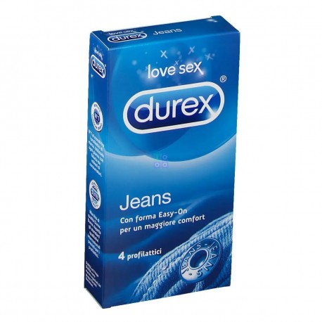Profilattico Durex Contatto Jeans Easy-on 4pezzi