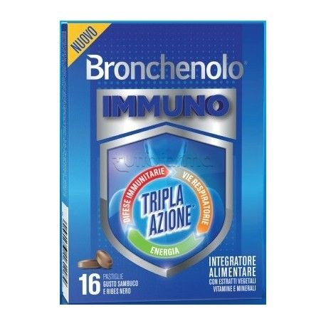 Bronchenolo Immuno tripla azione 16pastiglie