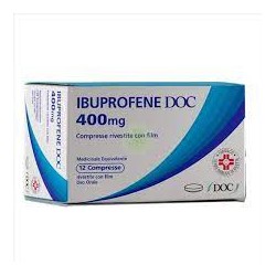 Ibuprofene DOC Medicinale contro il dolore e il gonfiore 12 compresse rivestite
