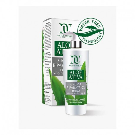 Aloe Attiva crema riparatrice Spray&Go 150gr. Nature Unique viso-mani-corpo