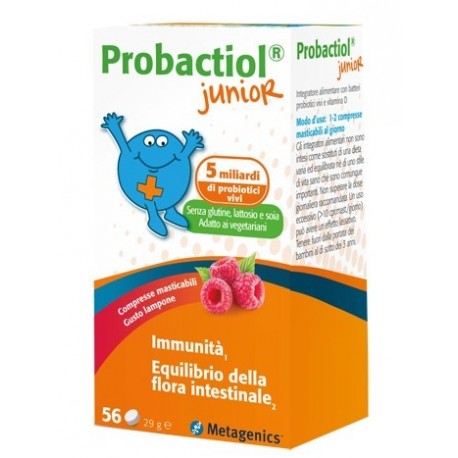 Probactiol Junior Integratore per l'Intestino Bambini 56 Compresse