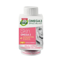 Enerzona Omega3 RX Skin Integratore di collagene per pelle e capelli 42 capsule