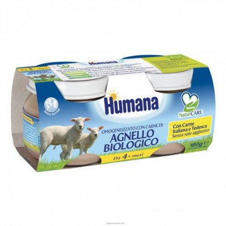 Humana Omogeneizzato bio con carne di agnello 4 mesi+ 2 x 80 g - Farmacie  Ravenna