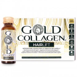 Gold Collagen HairLift 10 Flaconi Integratore per far Crescere i Capelli
