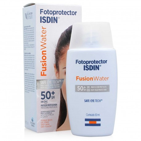 Isdin Fotoprotector Fusion Water Wet Skin Protezione solare per pelli delicate 50 ml