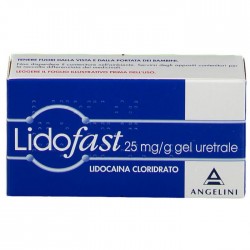 LIDOFAST gel uretrale 15 g 2,5%