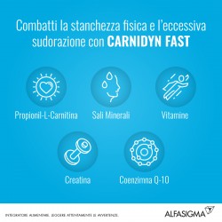 Alfasigma Carnidyn Fast 20 Bustine 6 g Integratore