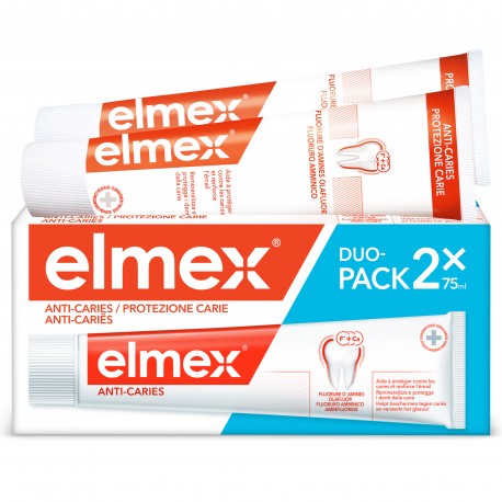 Elmex Protezione Carie Dentifricio formato convenienza 2 X 75 Ml