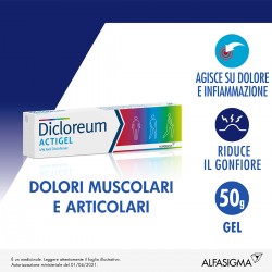 Alfasigma Dicloreum Actigel Dolori Muscolari 50 g