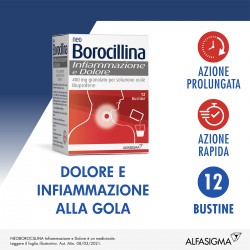 Alfasigma Neoborocillina 12 Buste Ibuprofene 400 mg