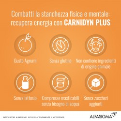 Alfasigma Carnidyn Plus 18 Compresse Masticabili