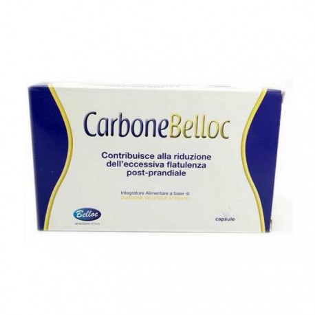 Carbone BelloC Integratore per Gas Intestinali e Flatulenze 60 capsule