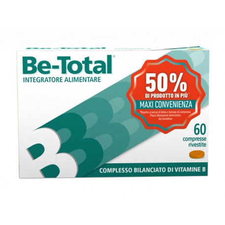 Be-total Integratore Vitamina B 60 Compresse