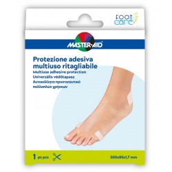  Master-aid Foot Care Protezione Adesiva Multiuso Ritagliabile 50x9,5 Cm
