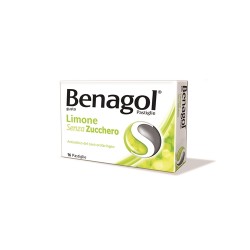 Benagol Antisettico del Cavo Orale 16 Pastiglie Limone Senza Zucchero
