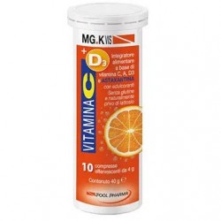 Mgk Vis Vitamina C+ D3 Integratore con vitamine e minerali 10 Compresse Effervescenti