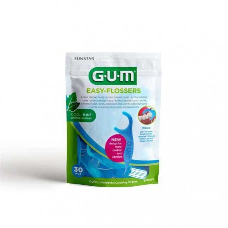 Gum Easy Flossers Forcelle Interdentali 30 pezzi