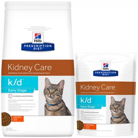 Prescription Diet k/d Kidney Care Early Stage con Pollo Mangime per gatti 1,4 kg