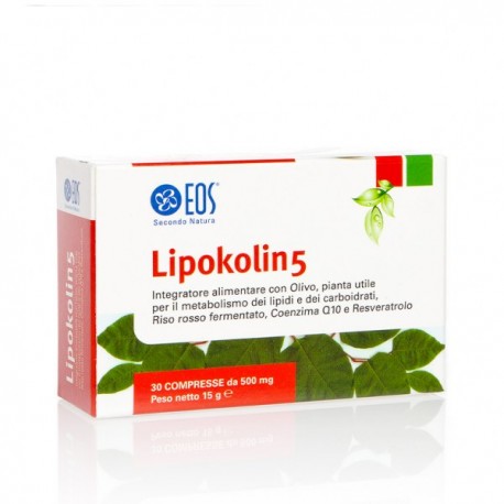 Eos Lipokolin 5 Integratore per il metabolismo dei lipidi 30 Compresse