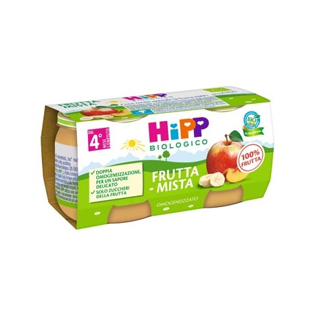 Hipp Omeogeneizzato di Frutta Mista 2 x 80 g
