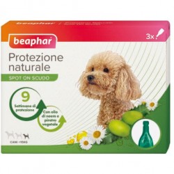 Beaphar Spot On Antiparassitario per cane di piccola taglia 3 Pipette da 2 ml